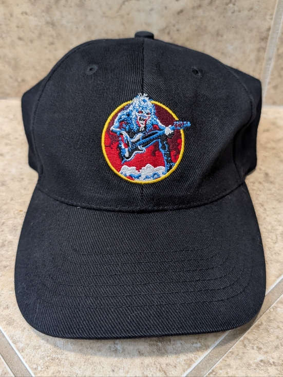 Iron Maiden Other - Iron Maiden Black Baseball Cap with Embroidered Eddie Patch